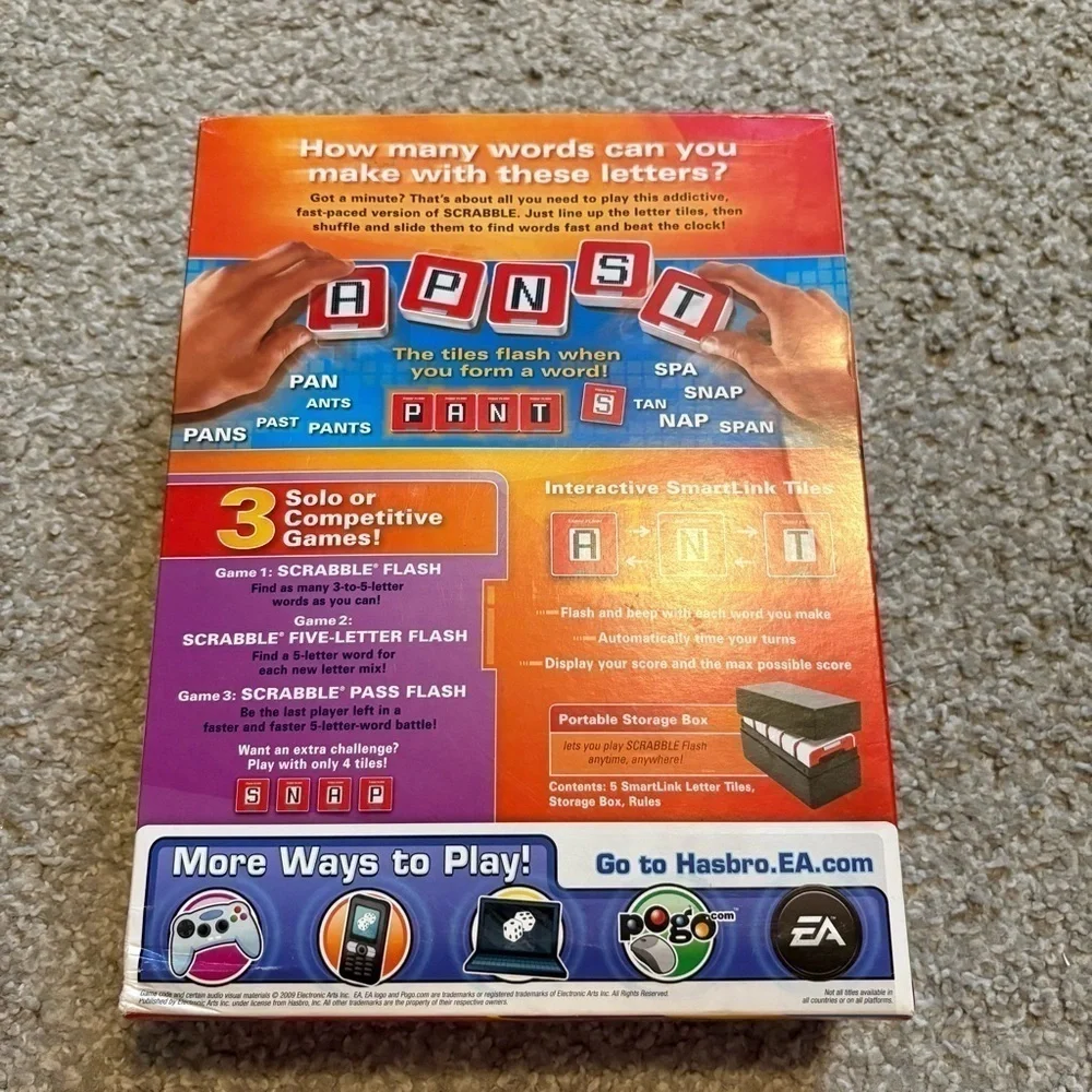Hasbro : SCRABBLE FLASH - Cubes Electronic Travel Game